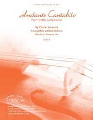 Andante Cantabile Orchestra sheet music cover Thumbnail